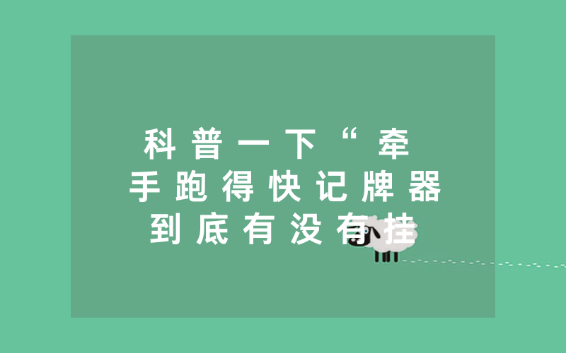 科 普 一 下 “ 牵 手 跑 得 快 记 牌 器 到 底 有 没 有 挂 ” 详 细 开 挂 教 程 ( 确 实 有 挂 )