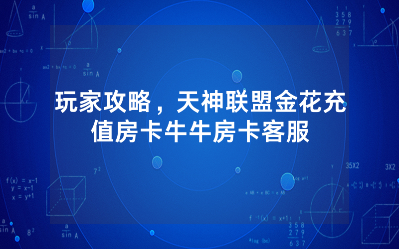 玩家攻略，天神联盟金花充值房卡牛牛房卡客服