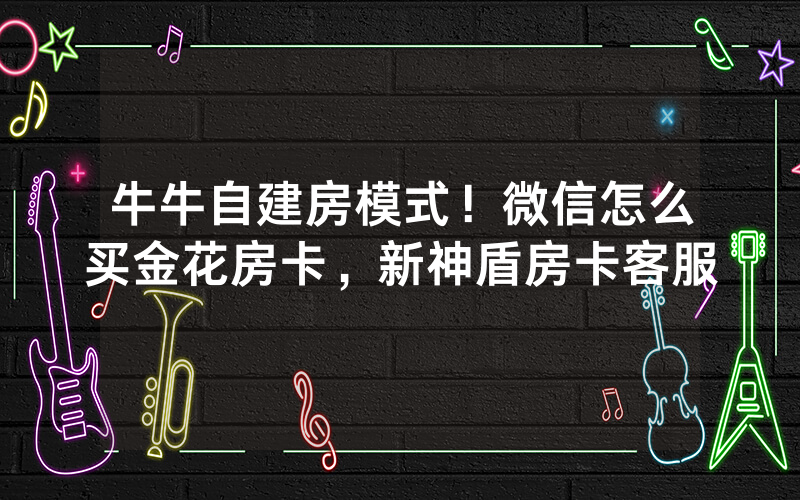牛牛自建房模式！微信怎么买金花房卡，新神盾房卡客服