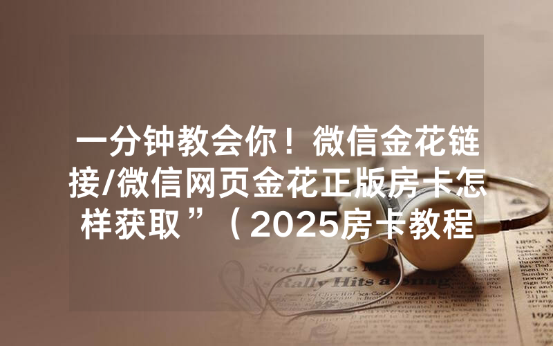 一分钟教会你！微信金花链接/微信网页金花正版房卡怎样获取”（2025房卡教程)-知乎