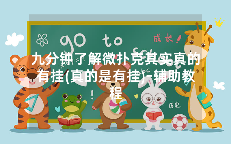九分钟了解微扑克其实真的有挂(真的是有挂)-辅助教程