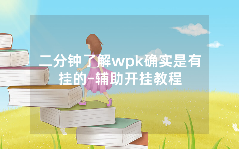 二分钟了解wpk确实是有挂的-辅助开挂教程