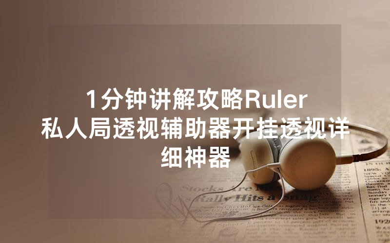 1分钟讲解攻略Ruler私人局透视辅助器开挂透视详细神器