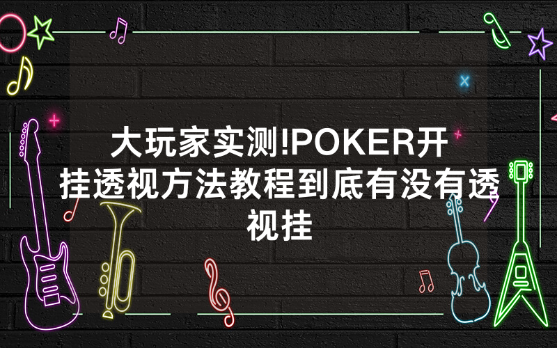 大玩家实测!POKER开挂透视方法教程到底有没有透视挂