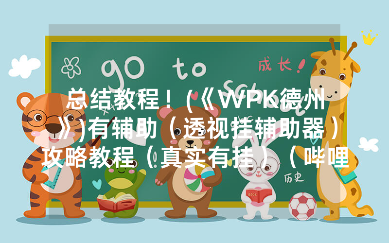 总结教程！(《WPK德州》)有辅助（透视挂辅助器）攻略教程（真实有挂）（哔哩哔哩）