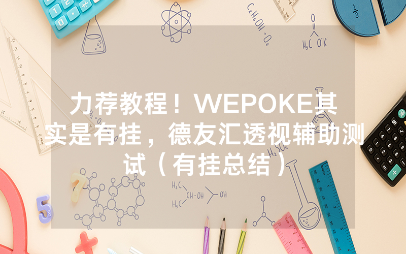 力荐教程！WEPOKE其实是有挂，德友汇透视辅助测试（有挂总结）