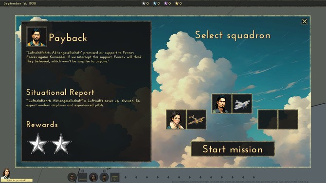 《Outlaw  Squadron》Steam上线 空战回合制战略