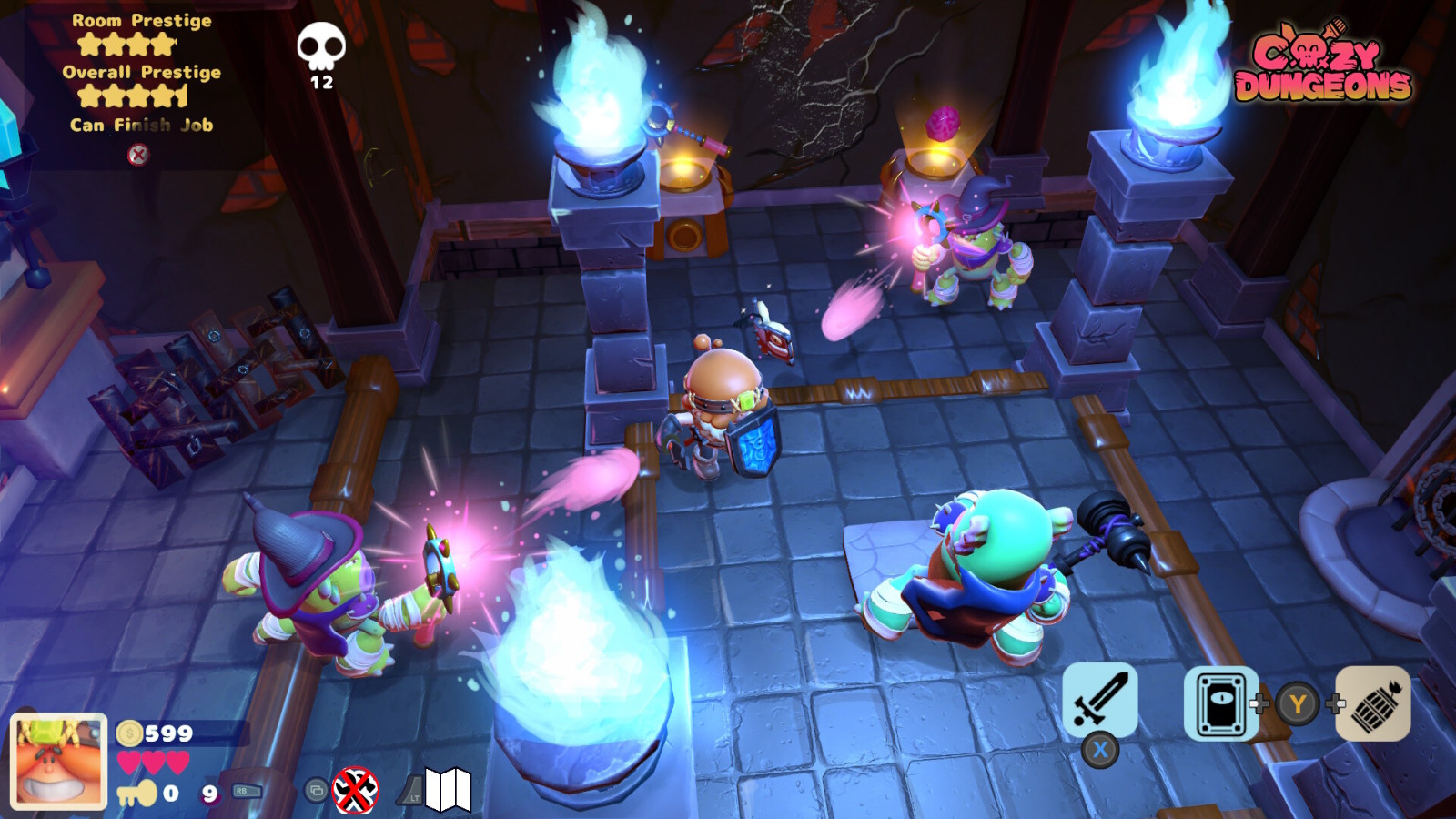 冒险/室内设计游戏《Cozy  Dungeons》Steam页面上线 支持中文