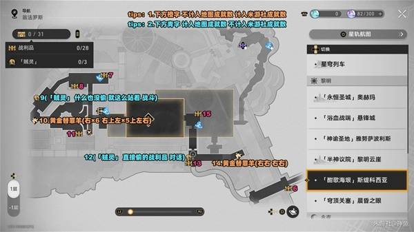 《崩坏星穹铁道》酣歌海垠斯缇科西亚战利品收集攻略