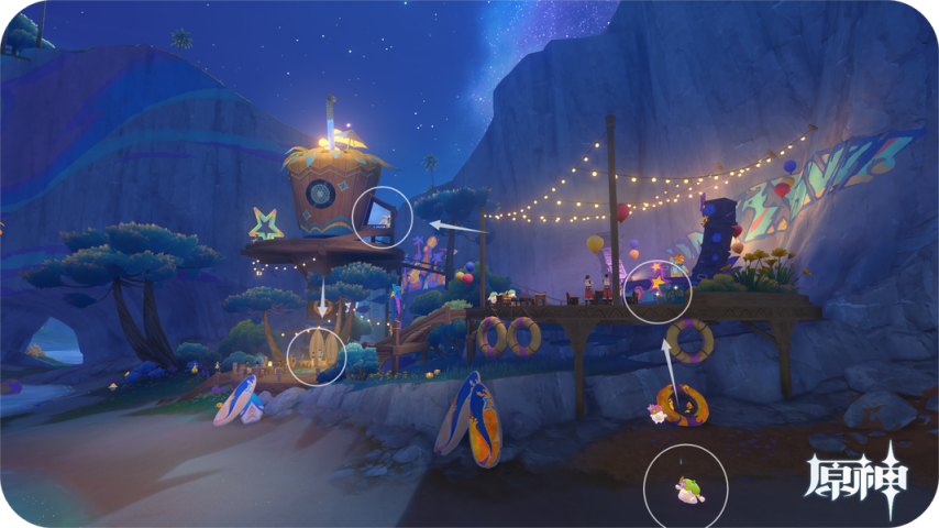 《原神》海岛圣遗物调查