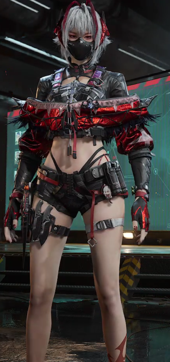 【三角洲联动】腿白腰细!麦晓雯红皮真投入了?实机爆料确实好看!