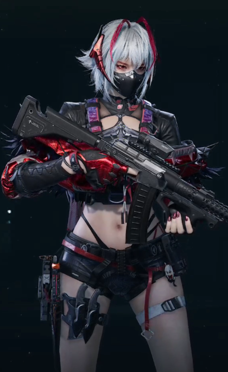 【三角洲联动】腿白腰细!麦晓雯红皮真投入了?实机爆料确实好看!